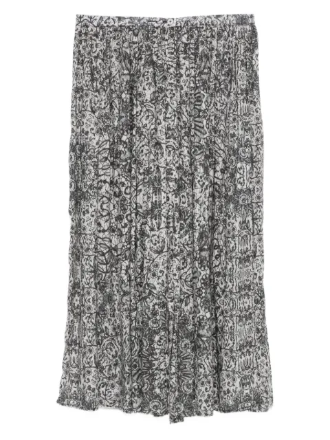 Faliero Sarti pleated floral-print skirt