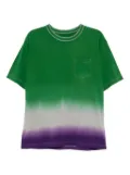 sacai gradient T-shirt - Green