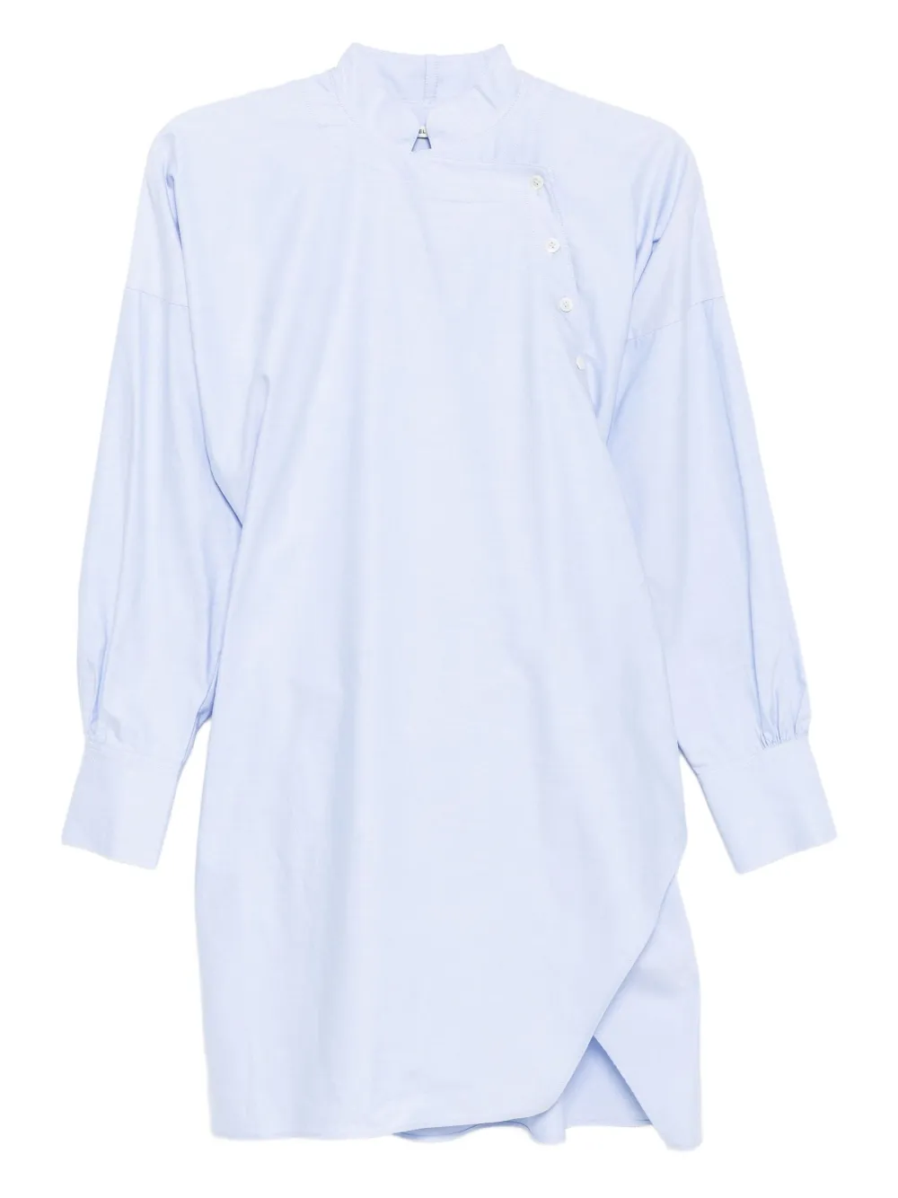 SAMUEL GUÌ YANG Asymmetrische jurk Blauw