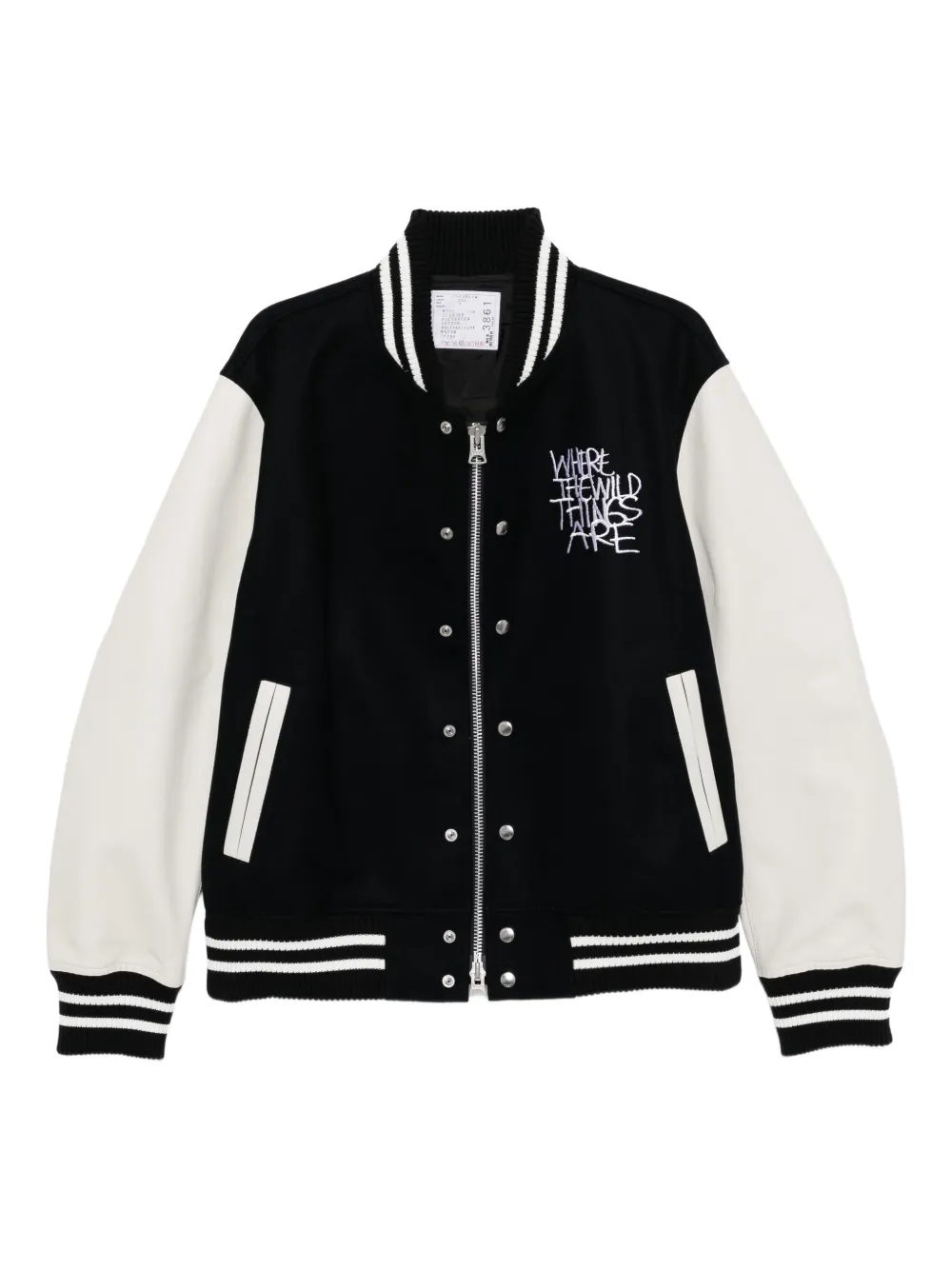 Sacai Where The Wild Thing Are bomberjack Blauw