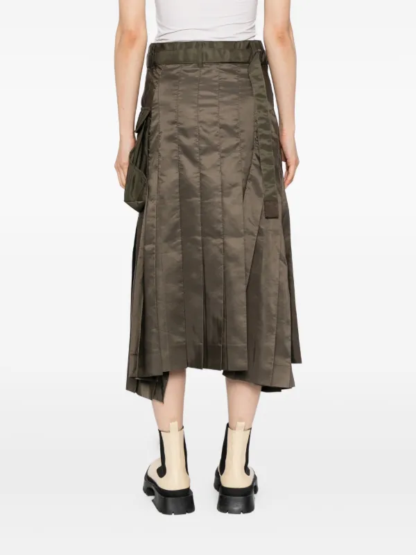 A.P.C. sacai プリーツスカート sacai(サカイ) 2024AW Nylon Twill Skirt プリーツスカート 47