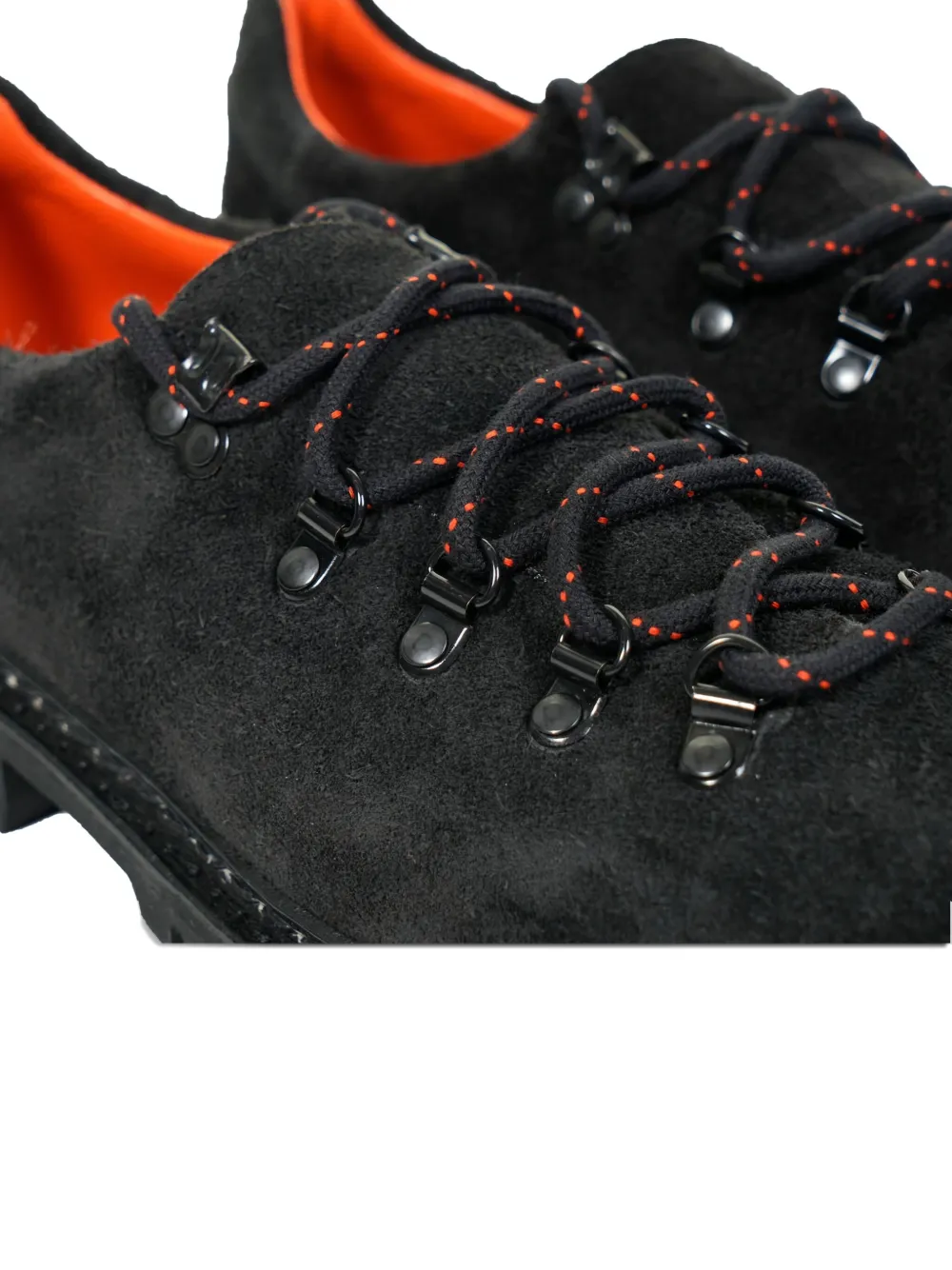 Paraboot Lace-up Low-top Suede Shoes In Black