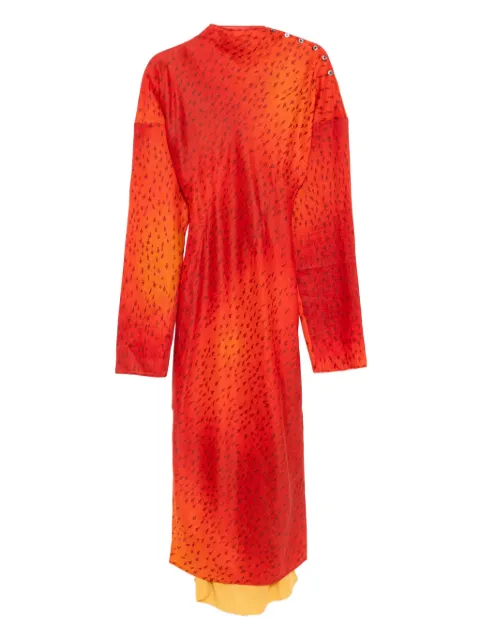 SAMUEL GUÌ YANG Willow lava-fish dress
