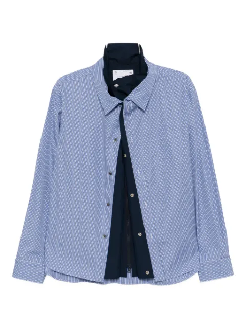 sacai poplin shirt jacket