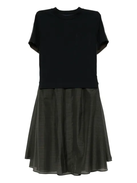 sacai patchwork dress