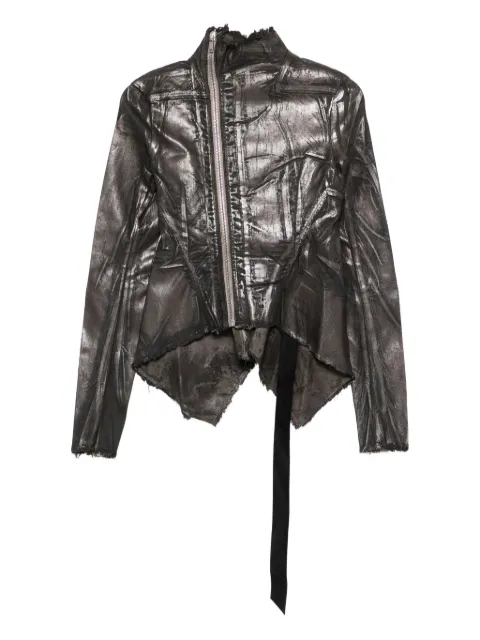 Rick Owens DRKSHDW asymmetrical zip-front jacket