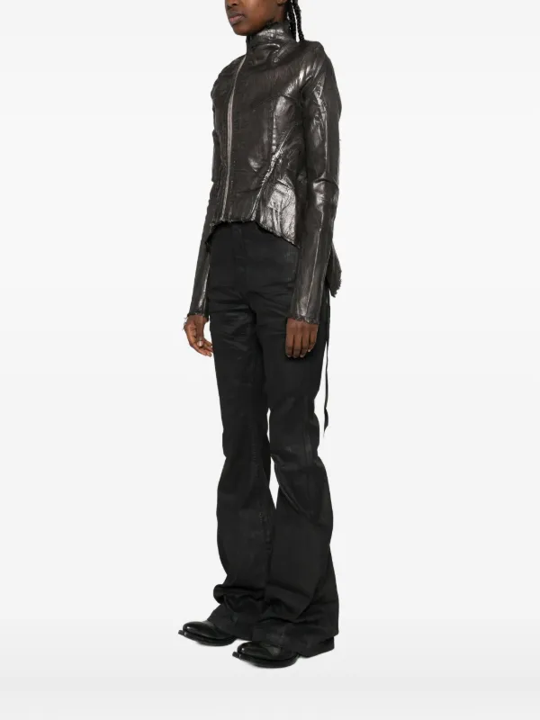 Rick Owens DRKSHDW Asymmetrical zip-front Jacket | Grey