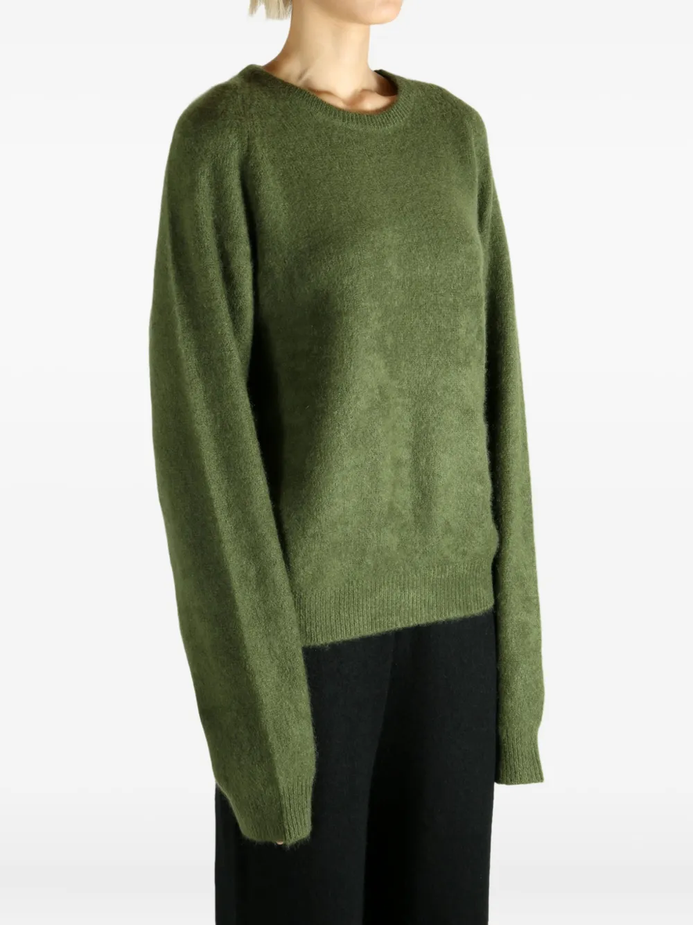 Frenckenberger Raglan-sleeve Sweater In Green
