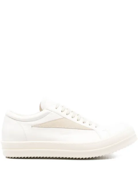 Rick Owens leather lace-up sneakers 