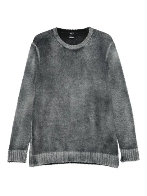 Avant Toi frayed crew-neck sweater