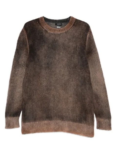 Avant Toi brushed crew-neck sweater