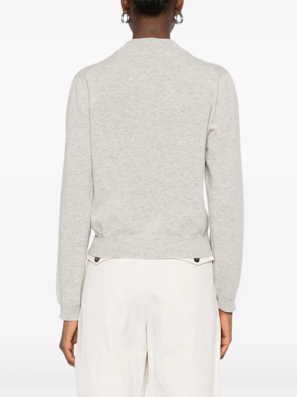 Brunello Cucinelli Trui met ronde hals Grijs