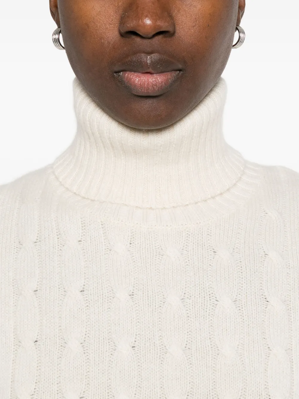 Allude Kabelgebreide coltrui Beige