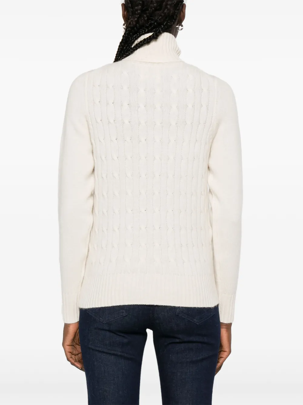 Allude Kabelgebreide coltrui Beige