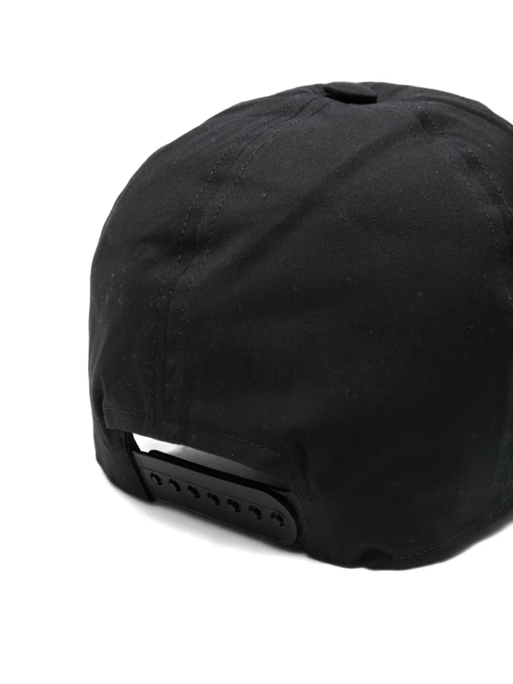 Rick Owens Honkbalpet met geborduurd detail - Zwart