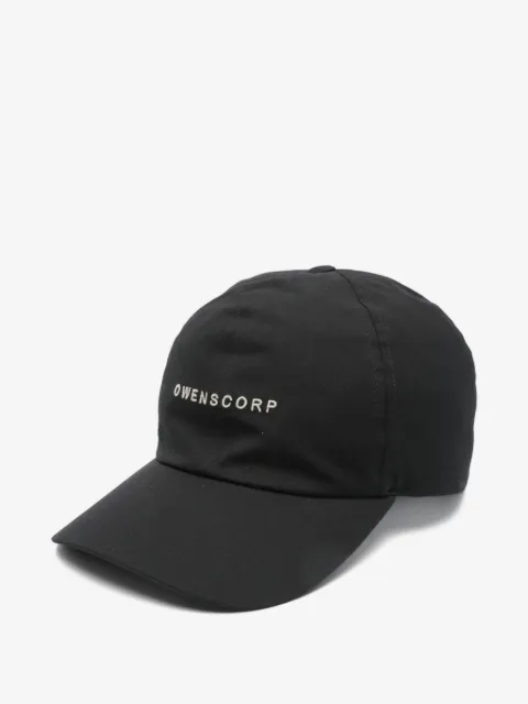 Rick Owens Baseballkappe mit Stickerei