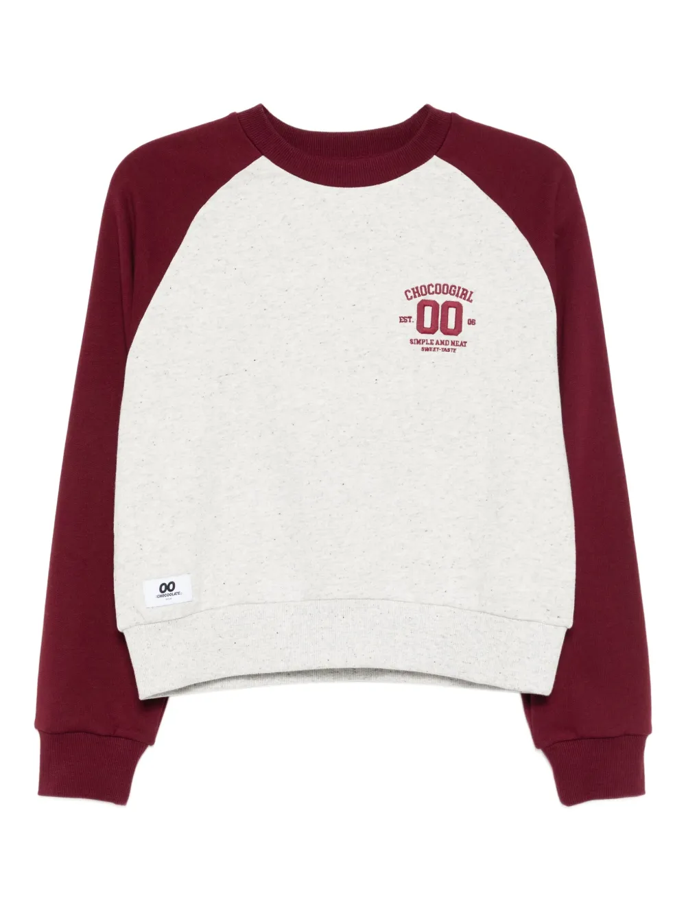 CHOCOOLATE logo-embroidered sweatshirt | Grey | Image 1