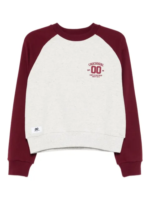 CHOCOOLATE logo-embroidered sweatshirt
