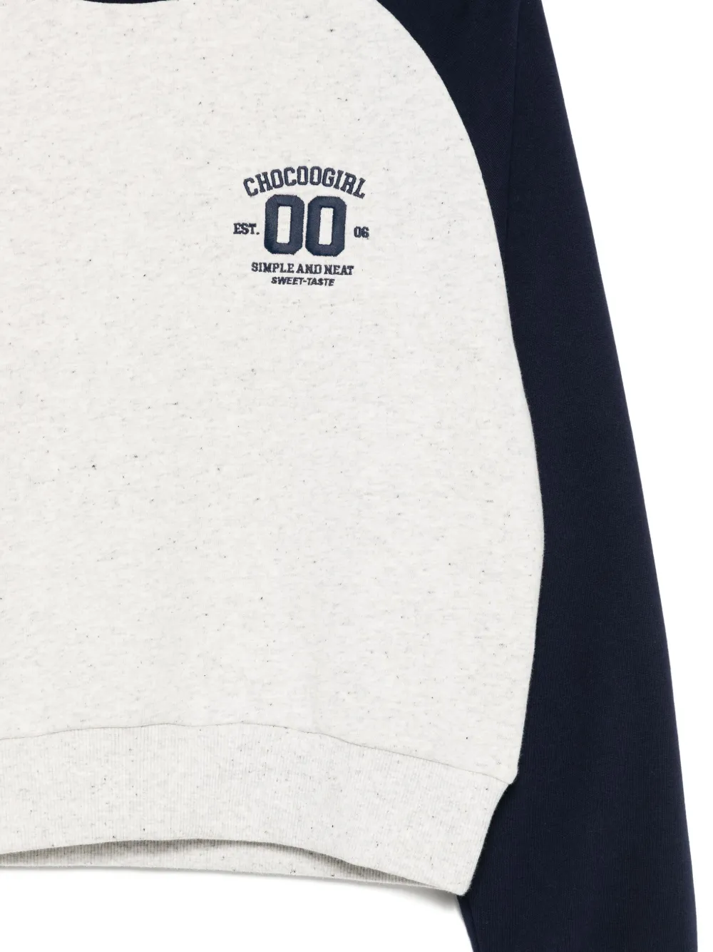 Chocoolate Logo-embroidered Sweatshirt In Gray