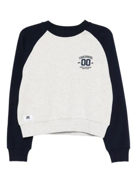 CHOCOOLATE logo-embroidered sweatshirt