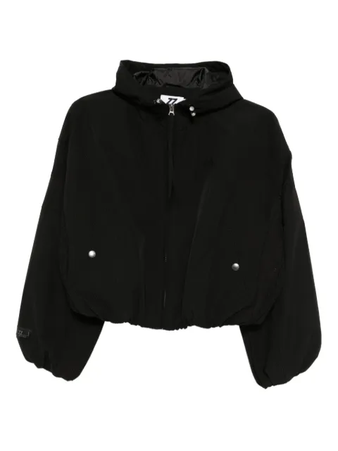 izzue logo-embroidered jacket