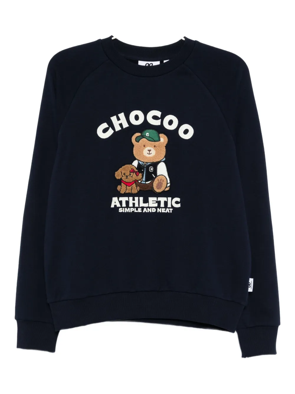 CHOCOOLATE Felpa con logo ricamato - Blu