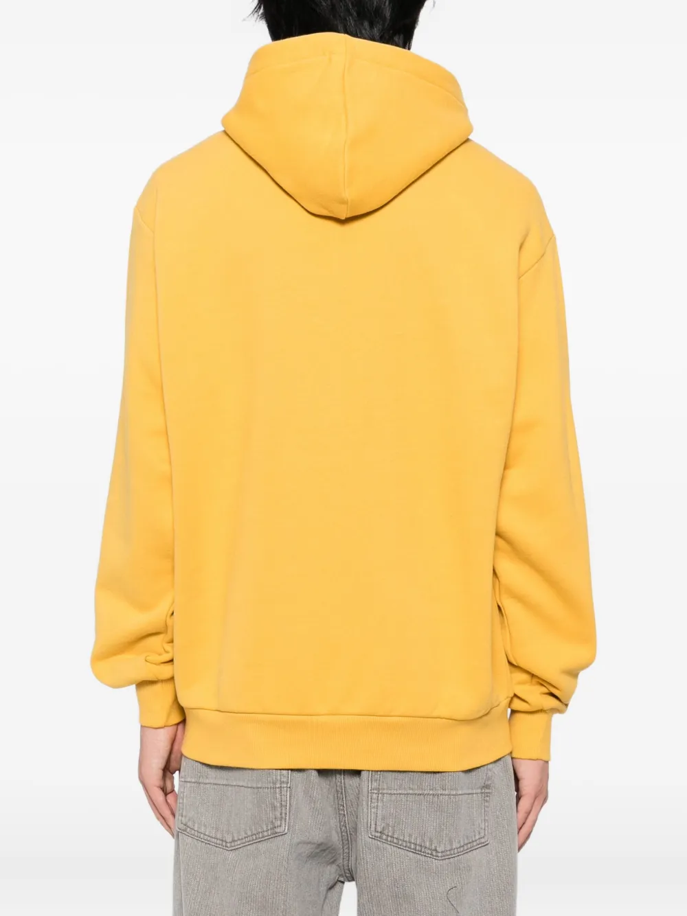 Chocoolate Logo-embroidered Hoodie In Yellow