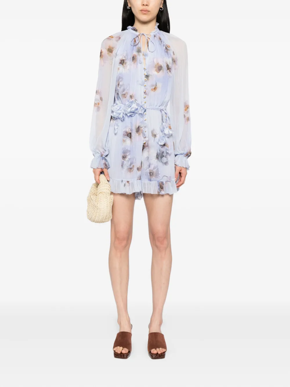 ZIMMERMANN Hypnotic playsuit - Paars
