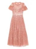 Needle & Thread sequin-embellished dress - Pink