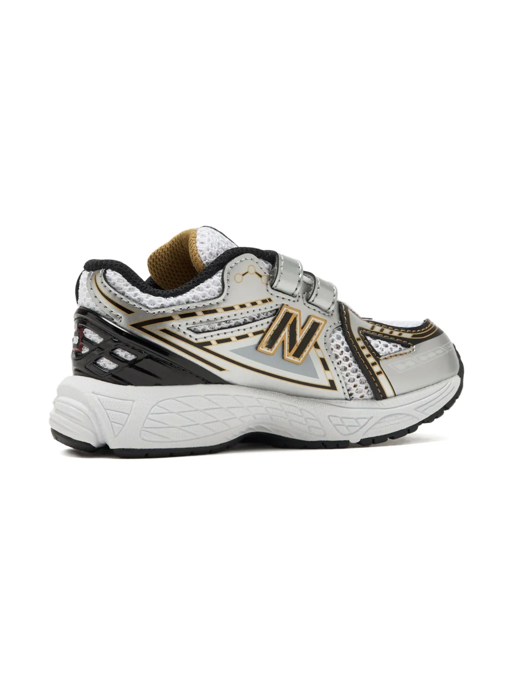 New Balance Kids 1906 metallic-effect sneakers Grey