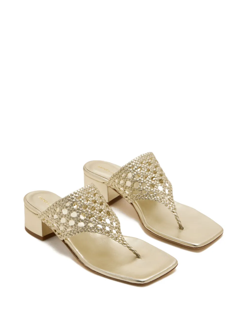 Andrea Gomez braided leather sandals | Image 2