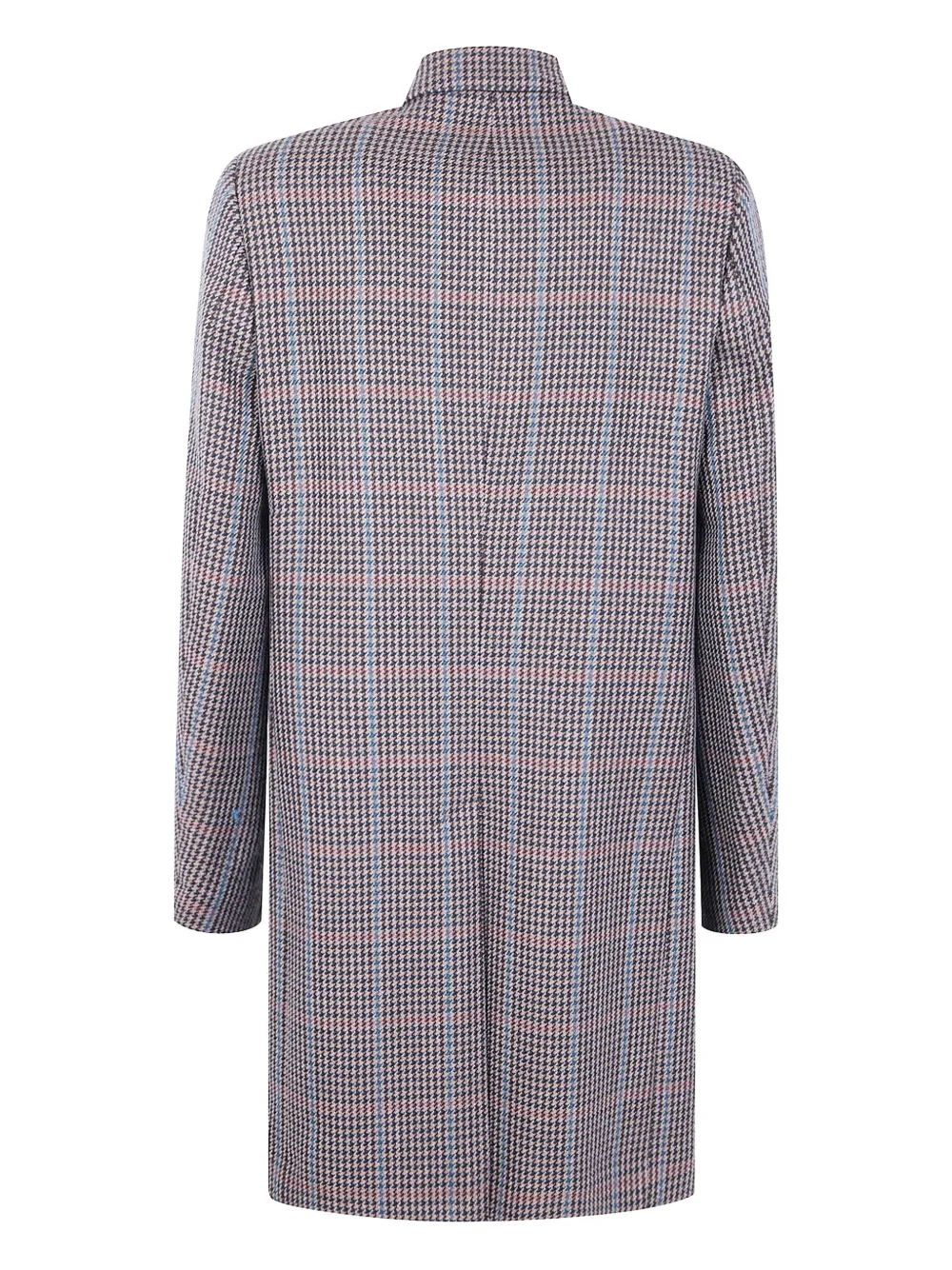 Paul Smith checked-pattern double-breasted coat Bruin