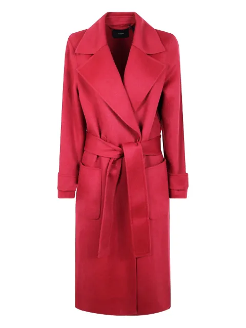 JOSEPH belted wrap coat
