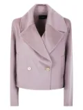 JOSEPH double-breasted wool jacket - Neutrals