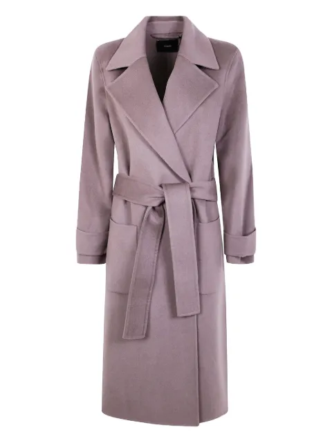 JOSEPH belted wrap coat