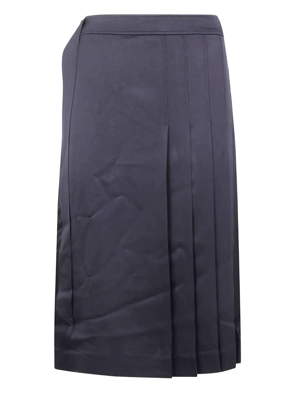 Joseph Pleated Midi Skirt In Blue