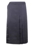 JOSEPH pleated midi skirt - Black