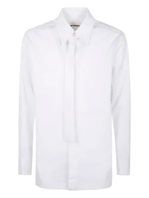 Yohji Yamamoto Asymmetric long-sleeve Shirt | White | FARFETCH