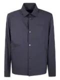 Herno button-fastening patch-pocket shirt jacket - Grey