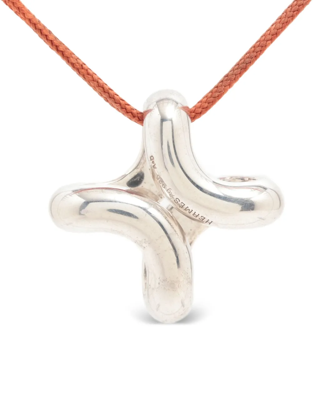 Hermès Pre-Owned collar con dije de cruz | Image 2