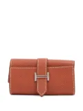 Hermès Pre-Owned contrastrast-stitching key chain - Brown
