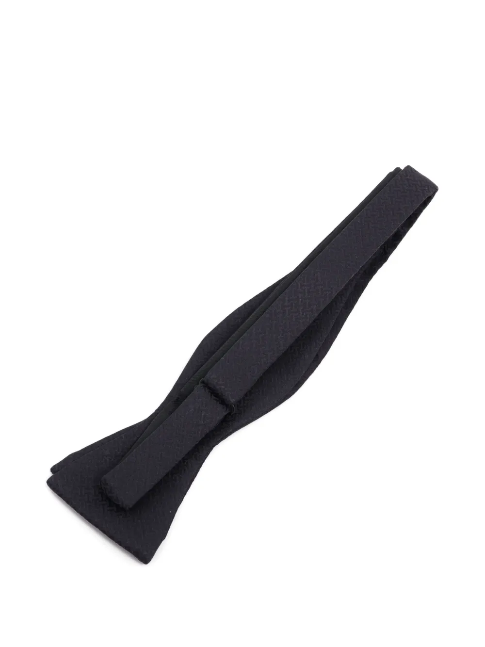 Pre-owned Hermes Silk Bow Tie In Blue