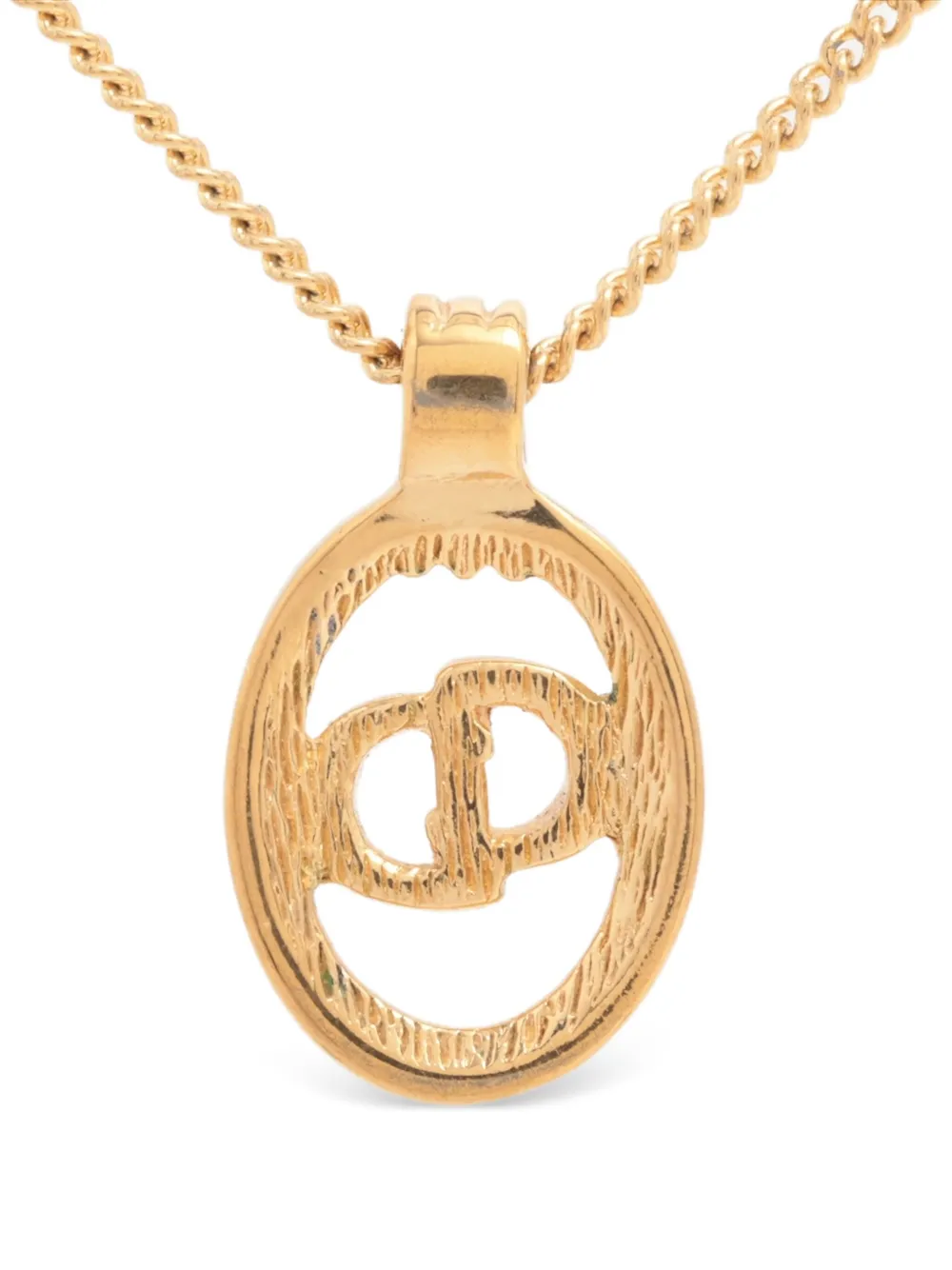 Christian Dior Pre-Owned CD-logo pendant necklace | Image 2