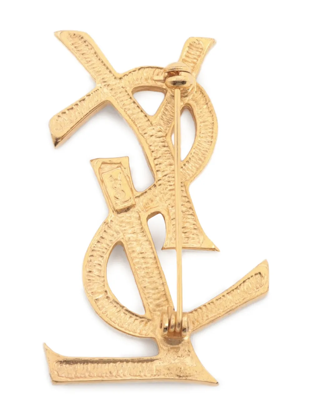 Saint Laurent Pre-Owned Cassandre embellished brooch | Image 2