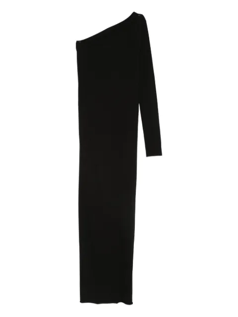 Rick Owens DRKSHDW asymmetrical-neckline maxi dress
