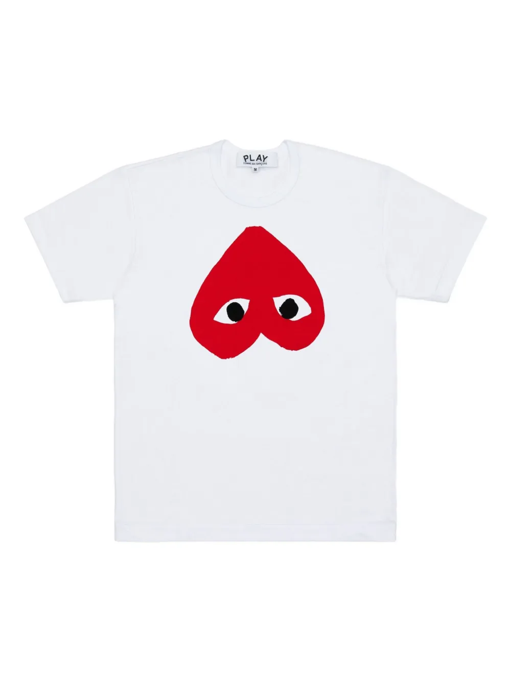 Comme Des Garçons Play heart-eye T-shirt | White | Image 1