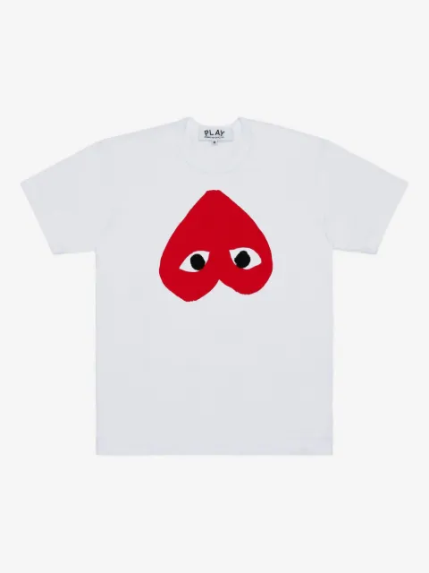 Comme Des Garçons Play playera con ojo en forma de corazón