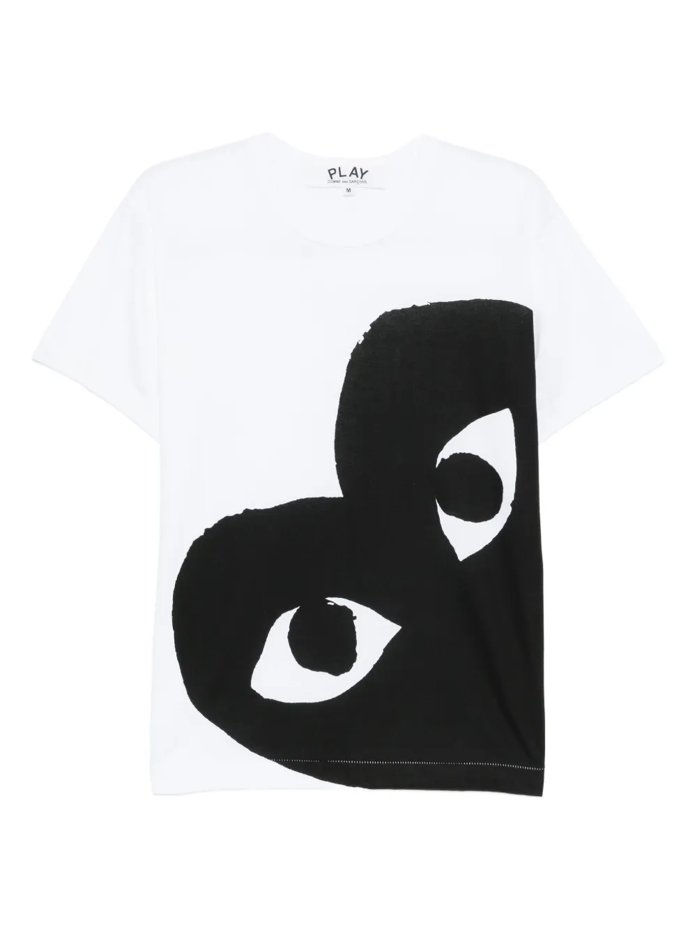 Comme Des Garçons Play playera con ojo en forma de corazón | blanco | Image 1