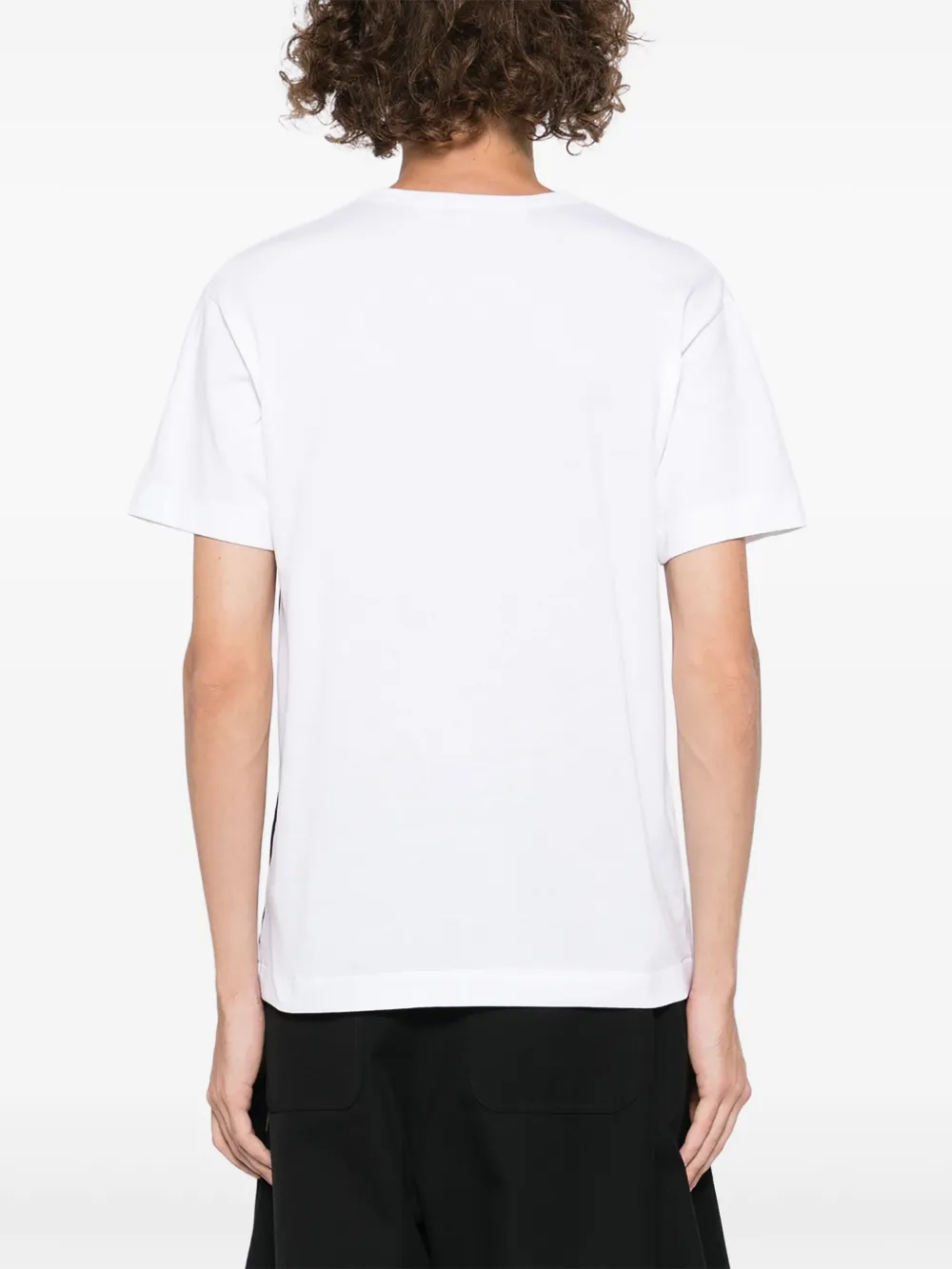 Comme Des Garçons Play T-shirt met hart- en oogprint Wit