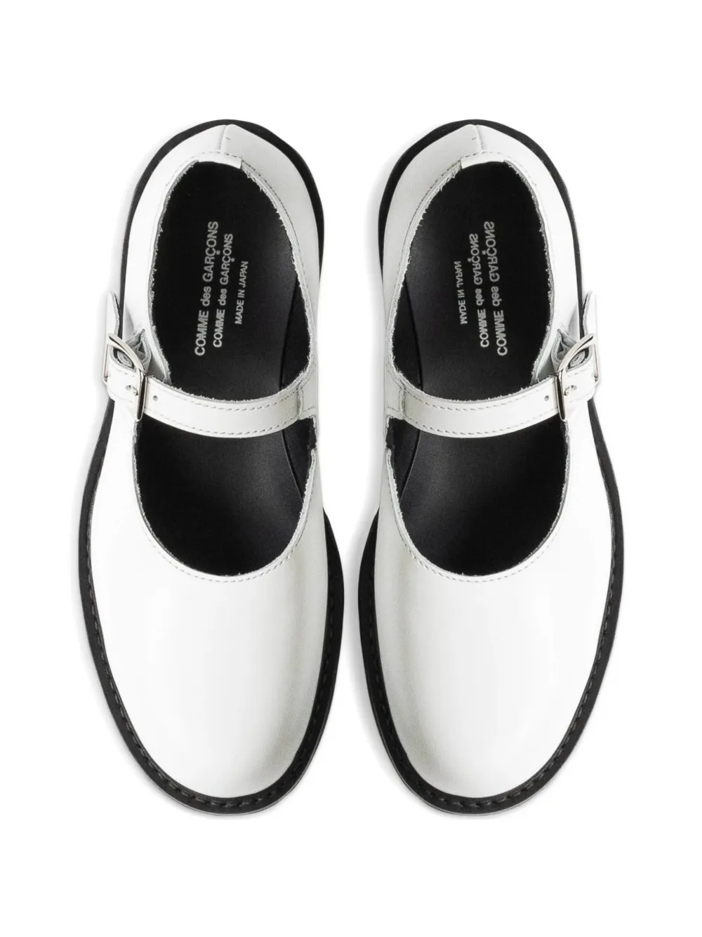 Comme Des Garçons Comme Des Garçons Pumps met gespbandje Wit